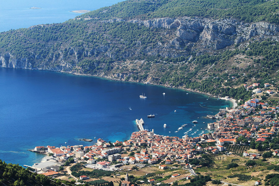 העיר ויס, תמונה מן האויר